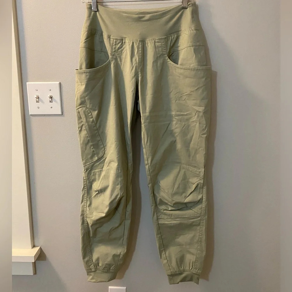 Prana kanab Olive Green Track Joggers